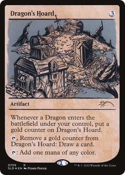 Dragon's Hoard (Showcase) (Secret Lair) Light Play Foil