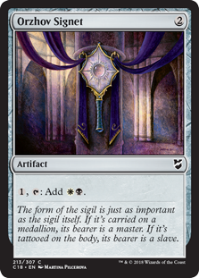 Orzhov Signet (Commander 2018) Medium Play