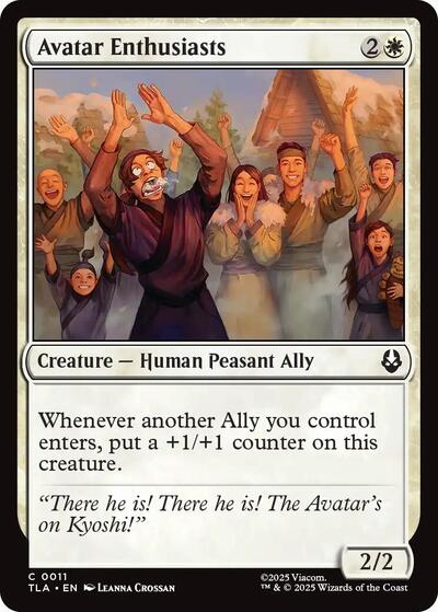 Avatar Enthusiasts (Avatar: The Last Airbender) Light Play Foil