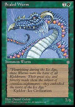 Scaled Wurm (Ice Age) Heavy Play
