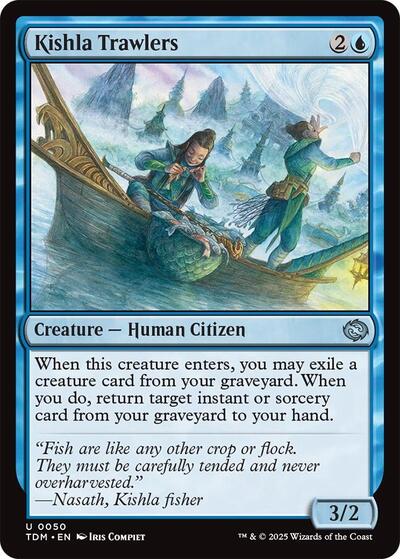 Kishla Trawlers (Tarkir: Dragonstorm) Near Mint Foil