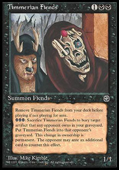 Timmerian Fiends (Homelands) Medium Play