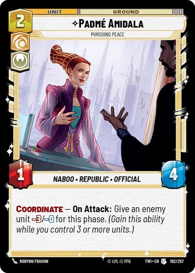 Padmé Amidala Pursuing Peace (Twilight of the Republic) Near Mint