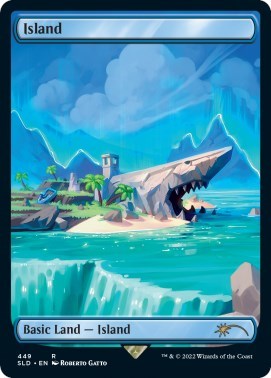 Island 449 (Secret Lair) Near Mint Foil
