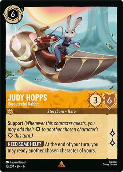 Judy Hopps - Resourceful Rabbit (Azurite Sea) Near Mint