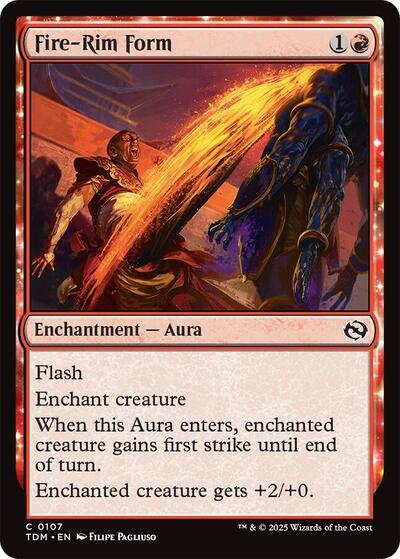 Fire-Rim Form (Tarkir: Dragonstorm) Near Mint