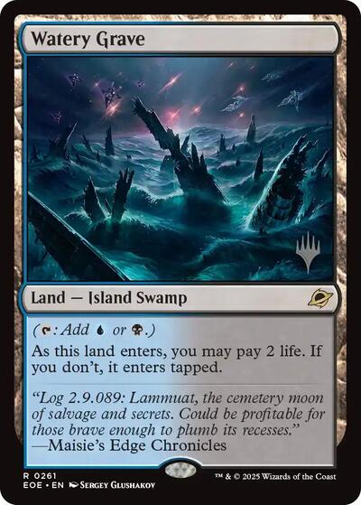Watery Grave (Promo Pack: Edge of Eternities) Medium Play Foil