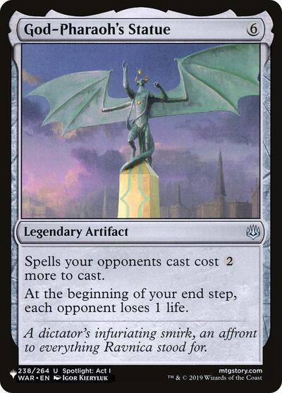 God-Pharaoh's Statue (The List) Light Play