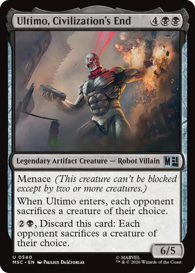 Ultimo, Civilization's End (Commander: Marvel Super Heroes) Near Mint