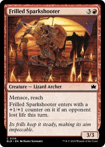 Frilled Sparkshooter (Bloomburrow) Light Play