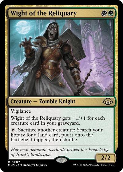 Wight of the Reliquary (Modern Horizons 3) Damaged / Poor