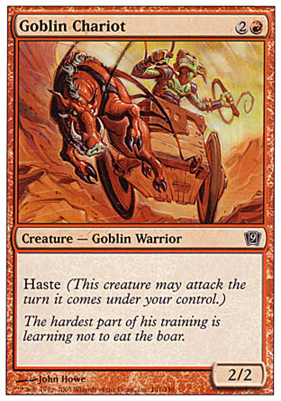Goblin Chariot (9th Edition) Light Play