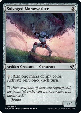 Salvaged Manaworker (Dominaria United) Medium Play Foil