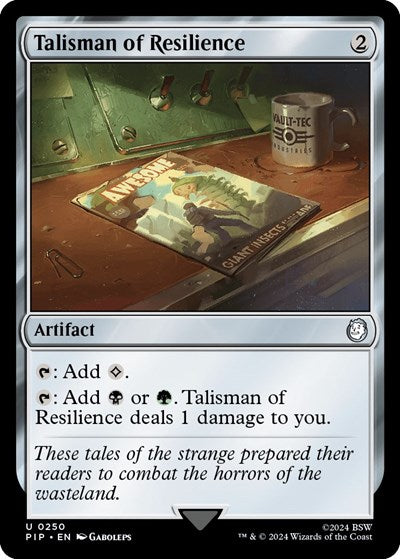 Talisman of Resilience (Universes Beyond: Fallout) Light Play Foil