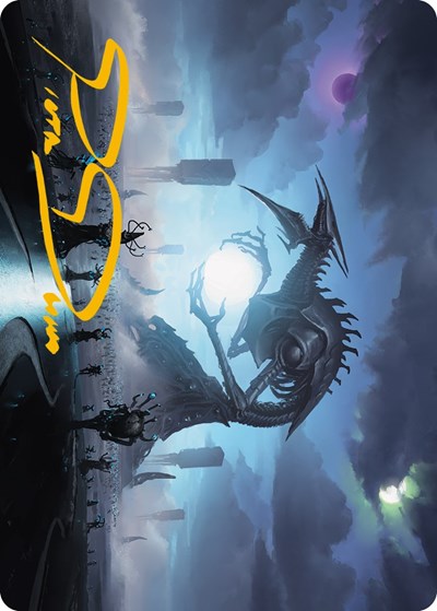 Blue Sun's Twilight Art Card (Gold-Stamped Signature) (Art Series: Phyrexia: All Will Be One) Near Mint
