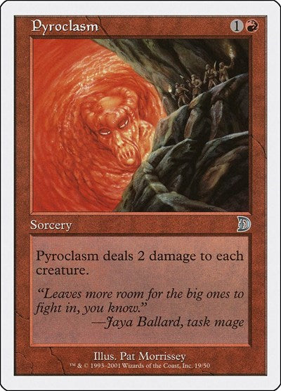 Pyroclasm (Promos: Deckmasters Garfield vs Finkel) Heavy Play