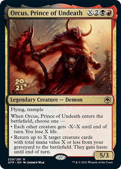 Orcus, Prince of Undeath (Promos: Prerelease Cards) Near Mint Foil