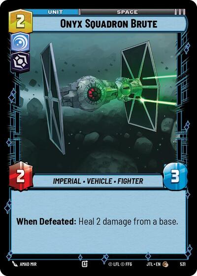 Onyx Squadron Brute (Foil) (Jump to Lightspeed) Near Mint Foil