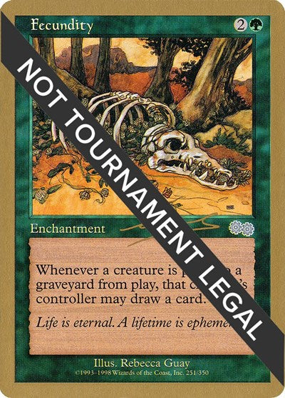 Fecundity - 2000 Nicolas Labarre (USG) (World Championship Decks) Near Mint