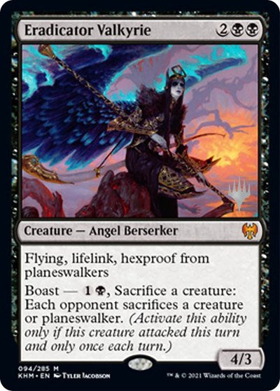 Eradicator Valkyrie (Promo Pack: Kaldheim) Light Play