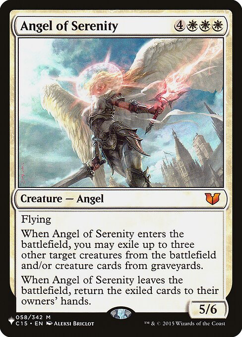 Angel of Serenity (The List) Near Mint