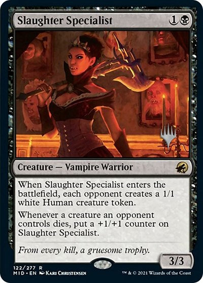 Slaughter Specialist (Promo Pack: Innistrad: Midnight Hunt) Light Play