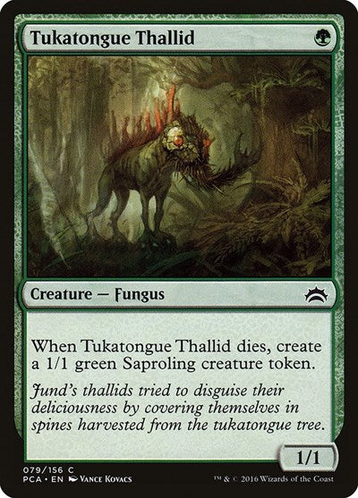 Tukatongue Thallid (Planechase Anthology) Light Play