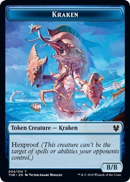 Kraken Token (Theros Beyond Death) Light Play