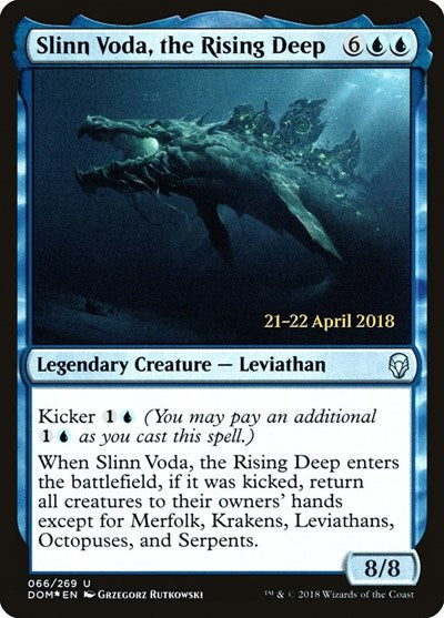 Slinn Voda, the Rising Deep (Promos: Prerelease Cards) Light Play Foil