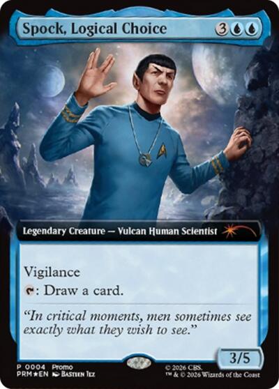 Spock  Logical Choice  Extended Art|4|0|0.00
