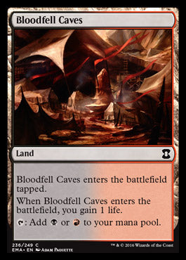 Bloodfell Caves (Eternal Masters) Light Play Foil