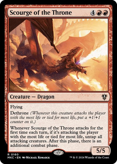 Scourge of the Throne (Commander: Murders at Karlov Manor) Near Mint