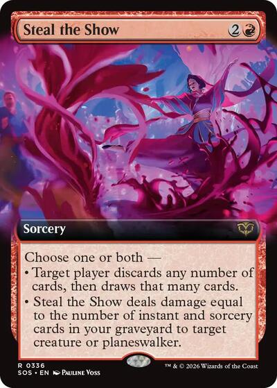 Steal the Show (Extended Art) (Secrets of Strixhaven) Near Mint Foil