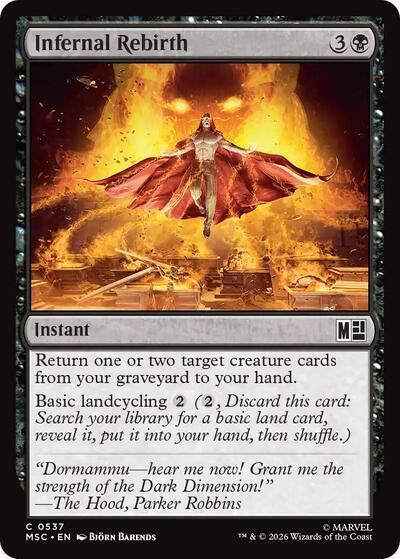 Infernal Rebirth (Commander: Marvel Super Heroes) Near Mint