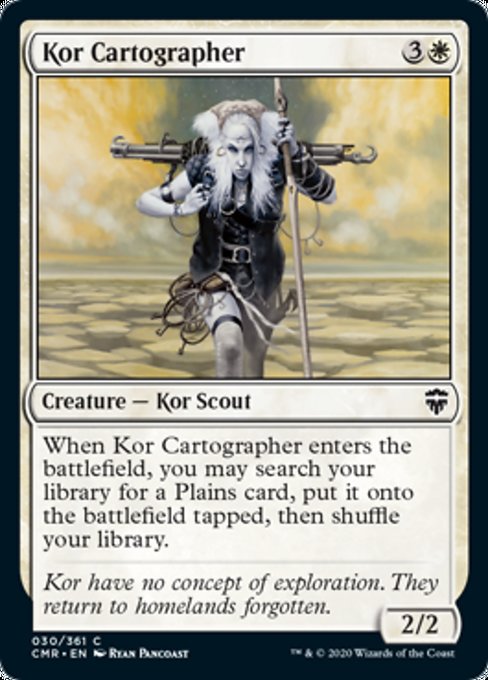 Kor Cartographer (Commander Legends) Light Play