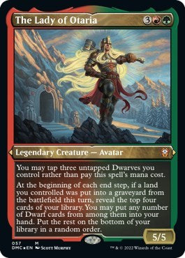 The Lady of Otaria (Foil Etched) (Commander: Dominaria United) Light Play Foil
