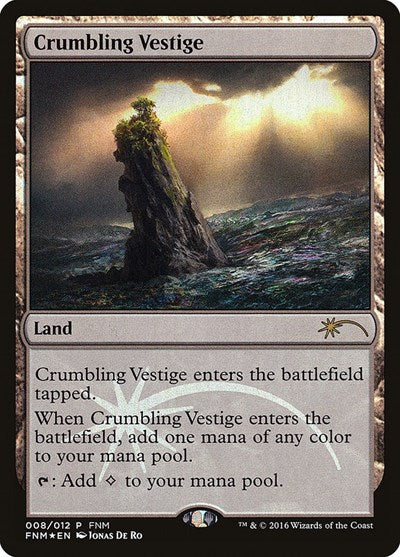 Crumbling Vestige (Promos: FNM) Medium Play Foil