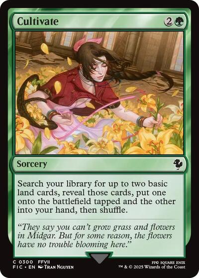 Cultivate (Surge Foil) (Commander: FINAL FANTASY) Near Mint Foil