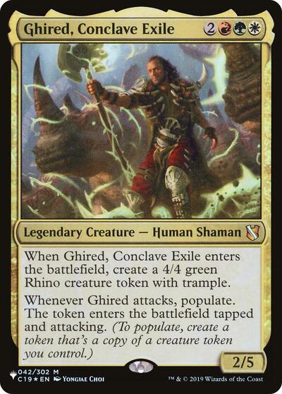 Ghired, Conclave Exile (The List) Near Mint