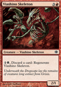 Viashino Skeleton (Shards of Alara) Light Play