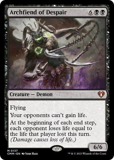 Archfiend of Despair (Commander Masters) Light Play Foil