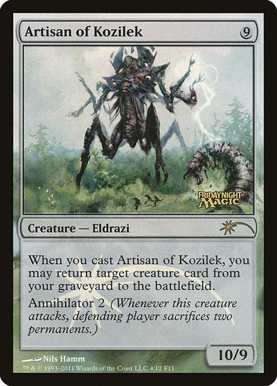 Artisan of Kozilek (Promos: FNM) Heavy Play Foil