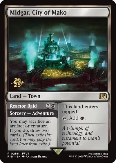 Midgar, City of Mako (Promos: Prerelease Cards) Light Play Foil