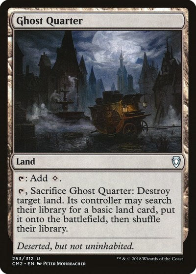 Ghost Quarter (Commander Anthology Volume II) Light Play
