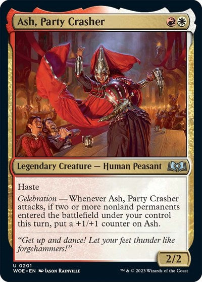 Ash, Party Crasher (Wilds of Eldraine) Medium Play Foil