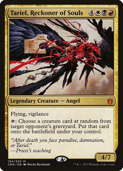 Tariel, Reckoner of Souls (Commander Anthology) Light Play