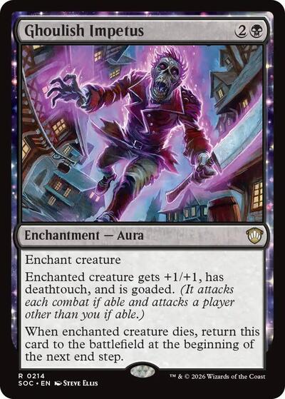 Ghoulish Impetus (Commander: Secrets of Strixhaven) Light Play