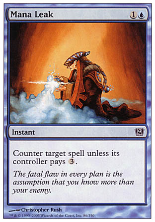 Mana Leak (9th Edition) Medium Play