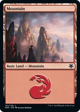 Mountain (132) (Magic Game Night: Free-For-All) Light Play