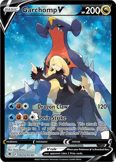 Garchomp V (SWSH10: Astral Radiance Trainer Gallery) Near Mint Holofoil